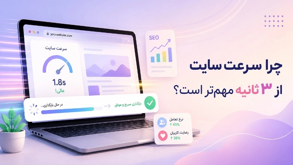 تاثیر مستقیم سرعت سایت بر سئو، تجربه کاربری و نرخ ماندگاری