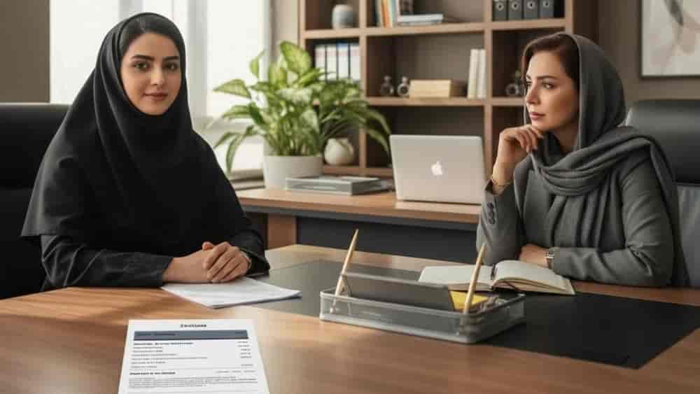 مقابلة توظيف خبير المبيعات