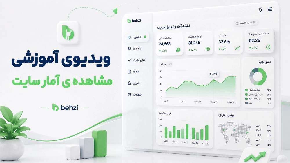 آموزش مشاهده ی آمار سایت آموزش مشاهده ی آمار سایت