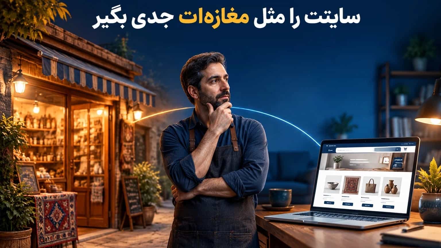 سایتت را مثل مغازهات جدی بگیر